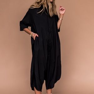 Gotcha oversized harem jumpsuit